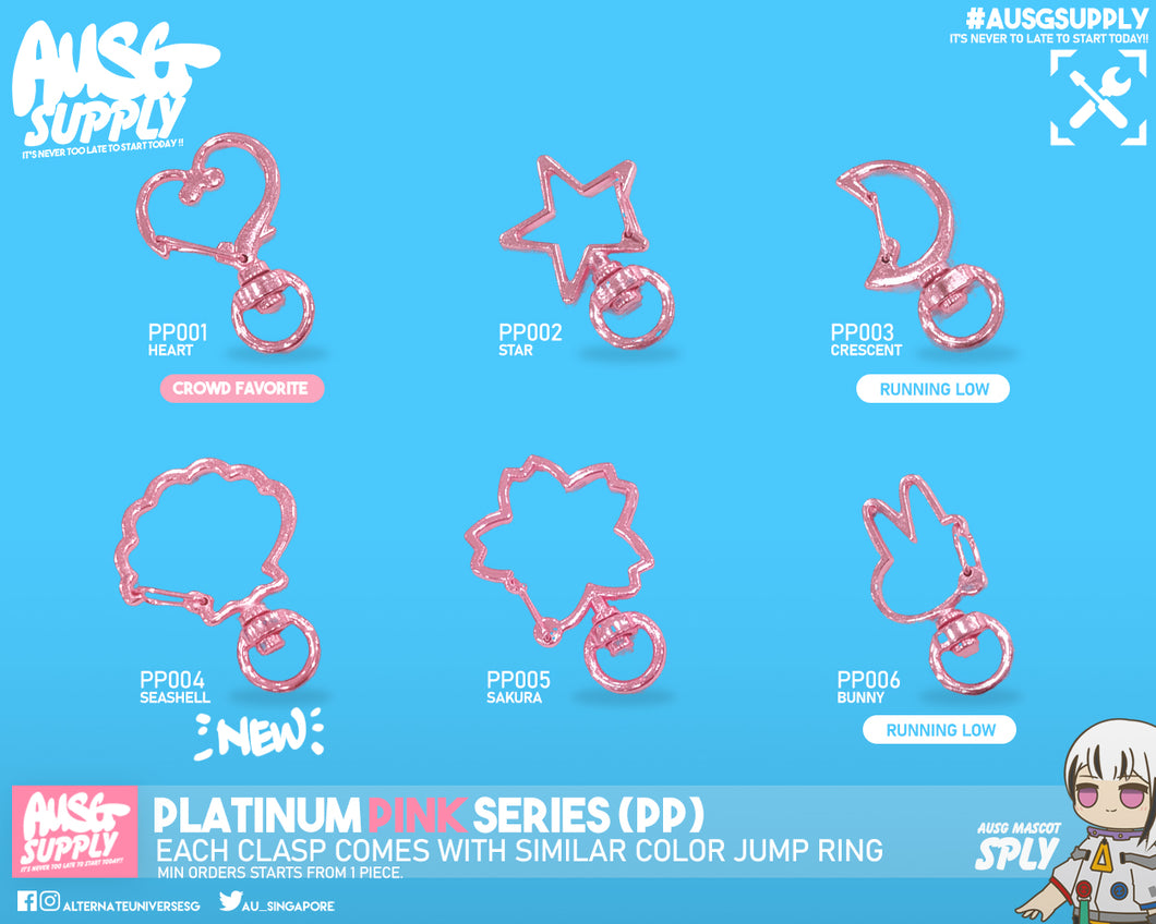 Platinum Pink Clasp Series
