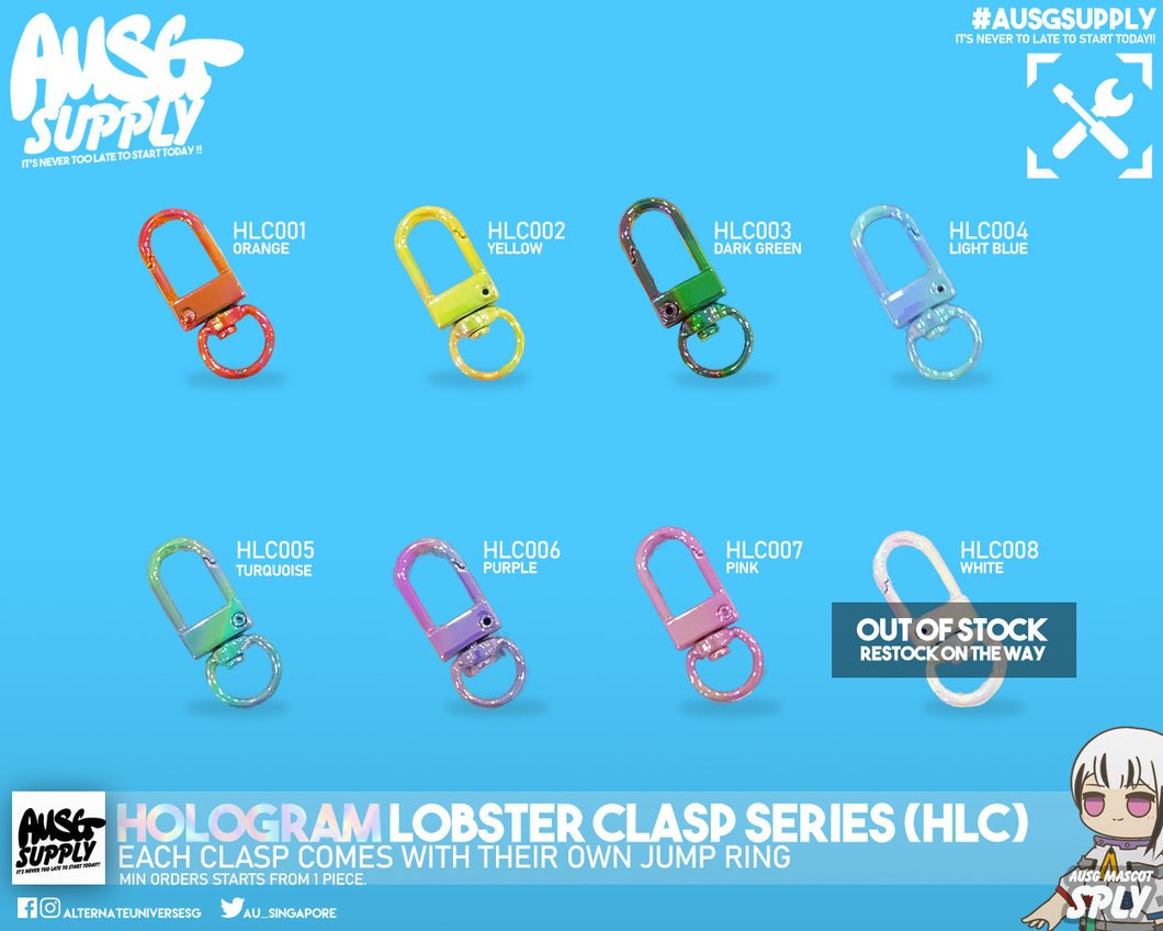 Hologram Lobster Clasp Series