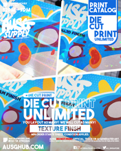 Load image into Gallery viewer, UNLIMITED Die Cut Digital Prints - 310GSM Texture Finish
