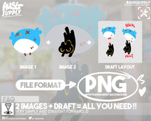 Load image into Gallery viewer, Digital Print (DP) Charms - 3MM Clear Acrylic - SWING CHARMS
