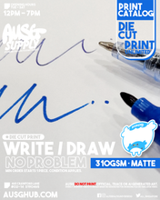 Load image into Gallery viewer, UNLIMITED Die Cut Digital Prints - 310GSM Premium White Matte Art Card
