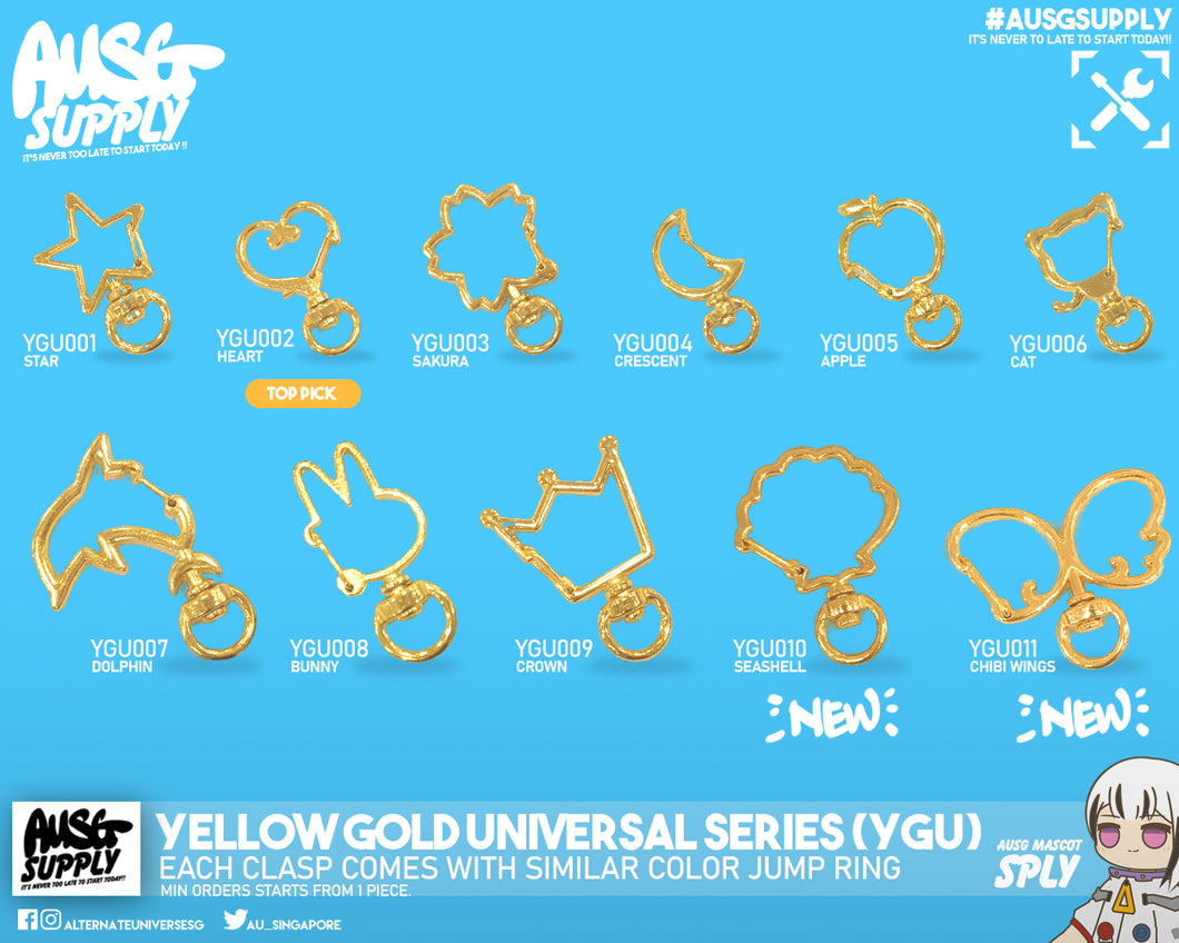 Yellow Gold Universal Clasp Series