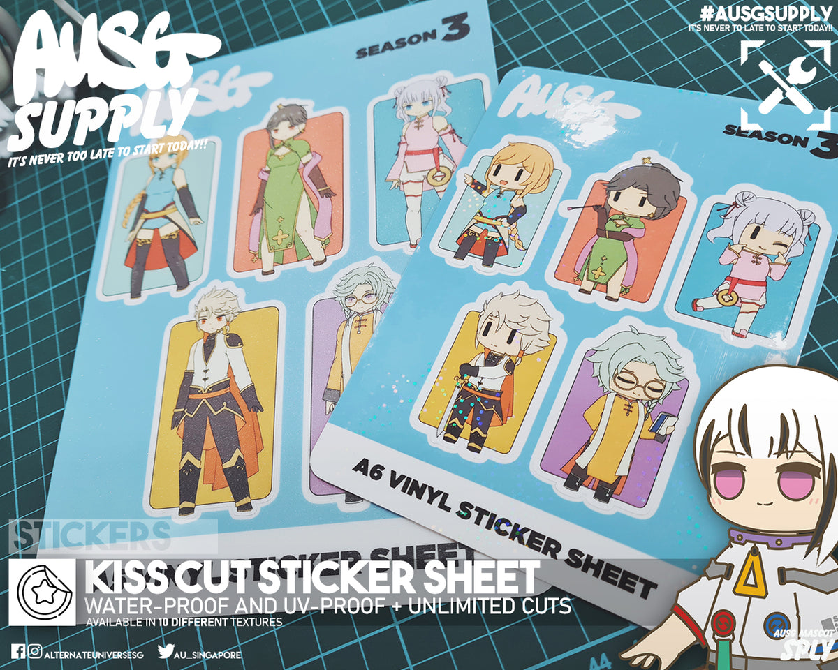 Saigetsu Vinyl  KOS-MOS Kisscut Sticker