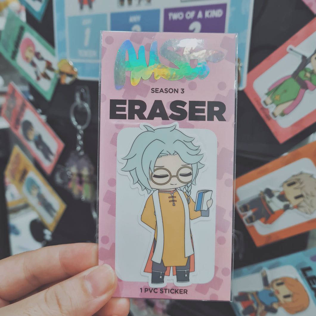 AUSG Season 3 Eraser Stickers