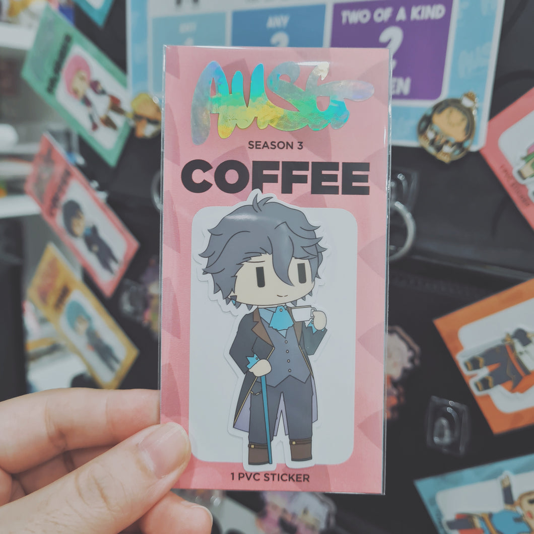 AUSG Season 3 Coffee Stickers